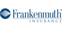 The Frankenmuth Insurance Company logo: Circular emblem with bold "F" surrounded by a ring featuring "Frankenmuth Insurance" in capital letters. Symbolizes unity and continuity on a clean, white background, providing a strong visual identity.